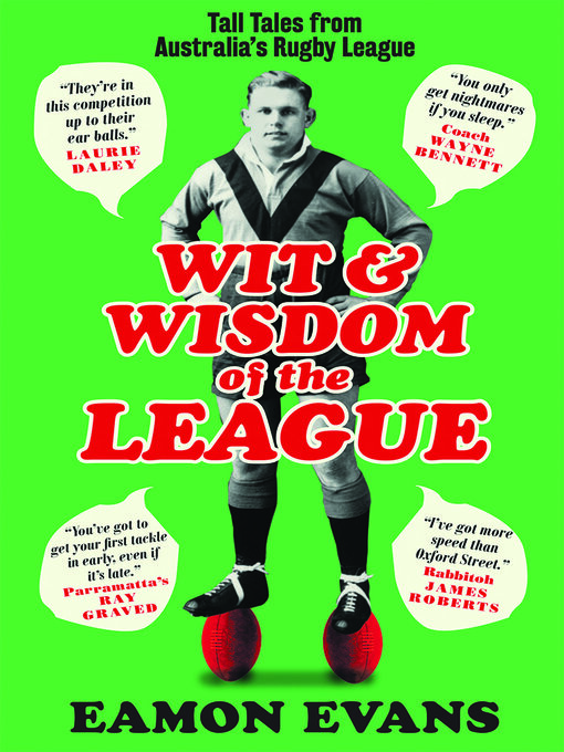 Title details for Wit and Wisdom of the League by Eamon Evans - Wait list
